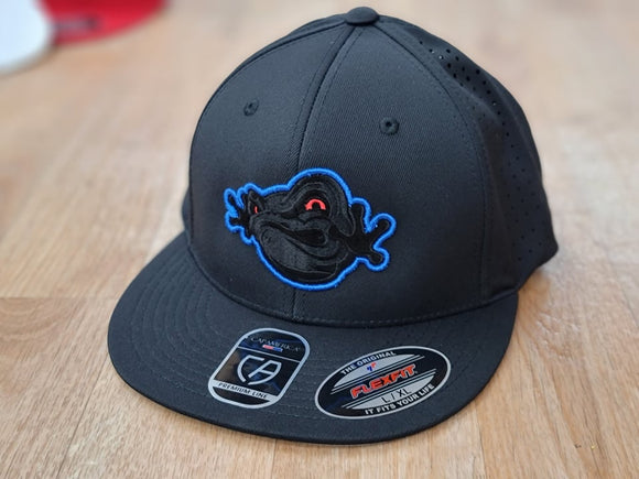 Angry Frog Black Royal Blue Hat