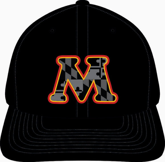 M Flag Black Hat